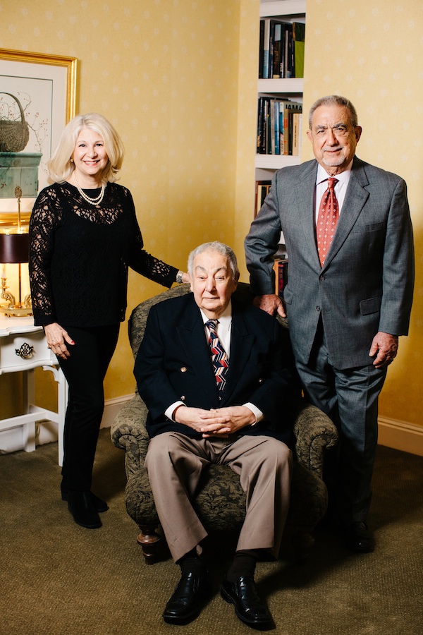 Negla Chawky with HIH Prince Osman Bayazid and HIH Prince Cengiz Nazim in 2016. Photo by Ahmet Ze