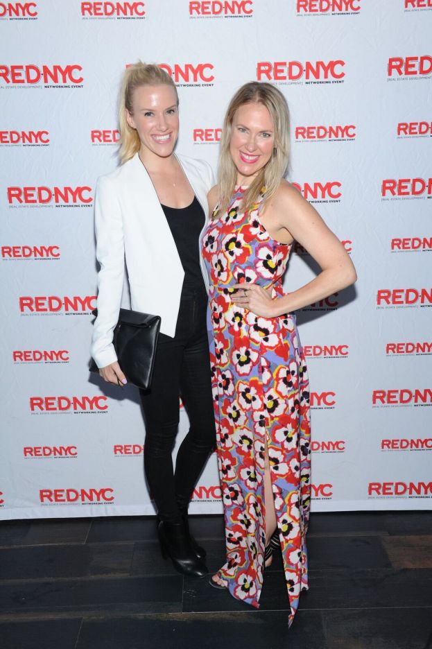 Danielle Frederick, Licensed Real Estate Salesperson, CORE Real Estate and  Leslie Wade, Licensed Real Estate Salesperson at Douglas Elliman Real Estate at the RED in NYC event. 