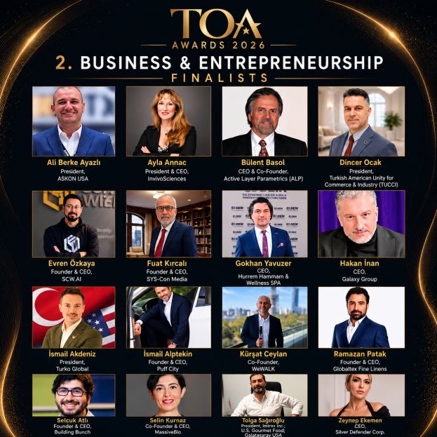 TOA Awards 2026 Finalists - Business &amp; Entreprenuership