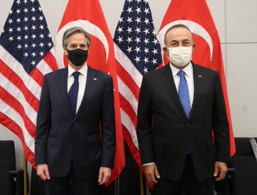 Turkish Foreign Minister Çavuşoğlu and Secretary Blinken Met in Brussels