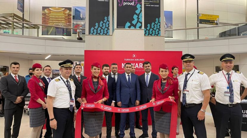 Turkish Airlines launches flights to the city of Newark, USA