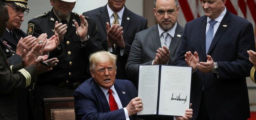 President Trump signs executive order on police reform