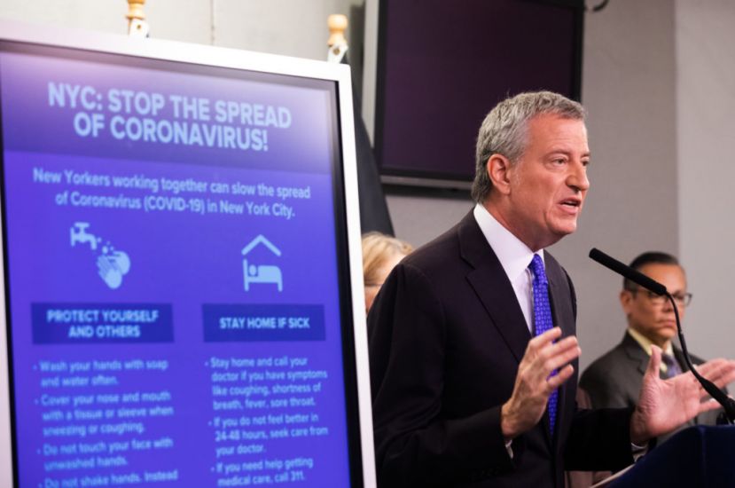 NYC Mayor De Blasio: “We are taking serious precautions against the coronavirus.”