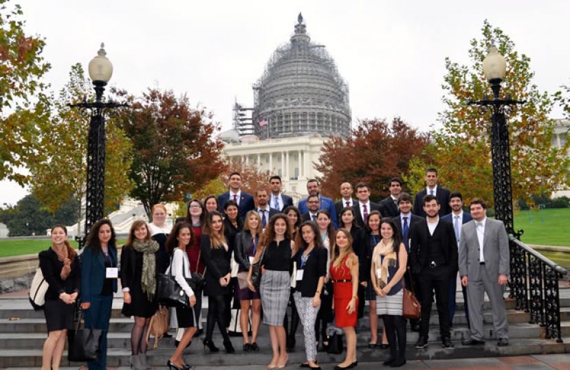 2015 TCA Youth Congress delegates at the U.S. Capitol