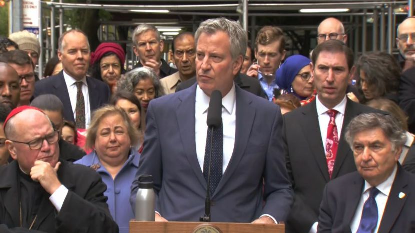 Mayor de Blasio: &quot;We Stand With You. We Will not Let Anyone Harm You.&quot;