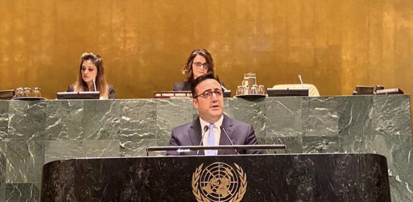 THY EXECUTIVE ILKER AYCI SPEAKS AT UN