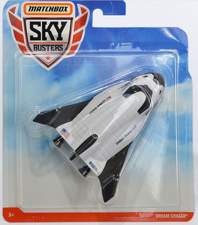 Sierra Nevada&#039;s Dream Chaser space plane is now a Matchbox Sky Busters toy. (Sierra Nevada Corp.)