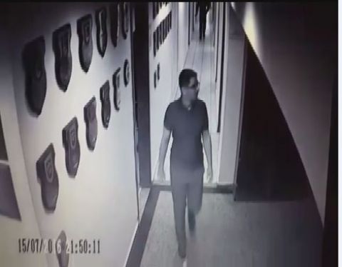Batmaz was caught by CCTV cameras at the Akıncı Air Base, the decision center of the coup, on the night of July 15.