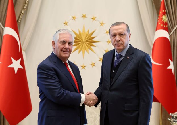 Amid US-Turkey Tensions, US Secretary of State Rex Tillerson Meets Turkish Leaders