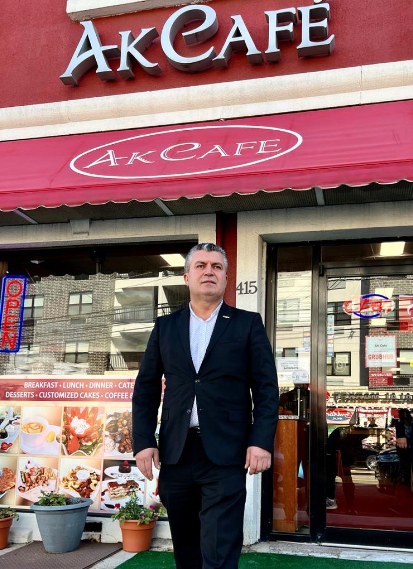 Aziz Gürbüz after living in Germany and Belgium, he moved to New Jersey in 2014. (Photo by KORAY KASAP) RESIMALTI 2: “I was successful in the restaurant business in Europe, and I wanted to continue it here as well,’ Gürbüz says. (Photo by KORAY KASAP)