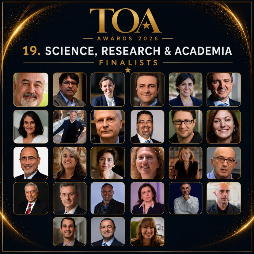 TOA Awards 2026 Finalists - Science, Research &amp; Academia