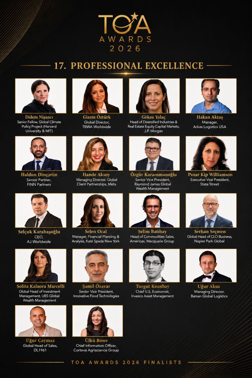 TOA Awards 2026 Finalists - Professional Excellence