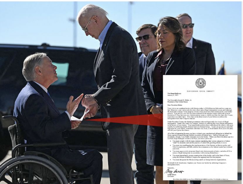 President  Biden meets with Texas governor, officials in 1st visit to US-Mexico border